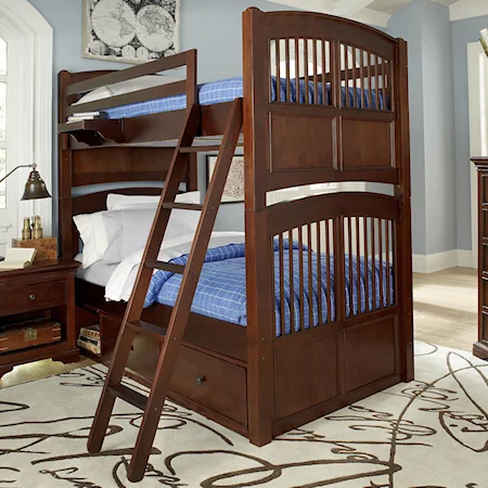 Twin Over Twin Hayden Bunk Bed with Underbed Storage